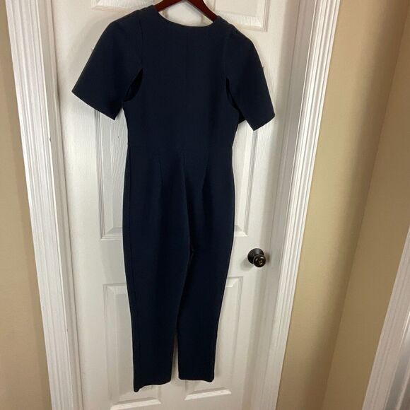 The Fifth Label Womens Navy Blue Manhattan V Neck Jumpsuit Romper Size XL H3 - Picture 6 of 12